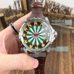 Roger Dubuis Knights Of The Round Table Replica Watch SS Green Dial